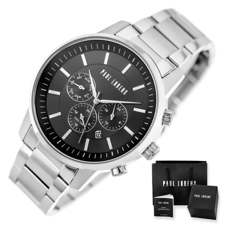 ZEGAREK MĘSKI PAUL LORENS - PL6647B-1C1  (zg372b) + BOX