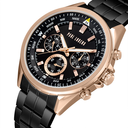 PAUL LORENS MALE WATCH - PL20009B-1A4 (zg385c) + BOX