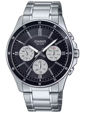 CASIO MEN'S WATCH MTP-1374D-1A3 (zd063i) + BOX