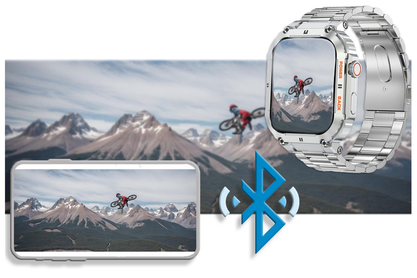 GRAVITY GT6-7 MEN'S SMARTWATCH - CALL MAKING, SNOW MONITOR (sg020g)