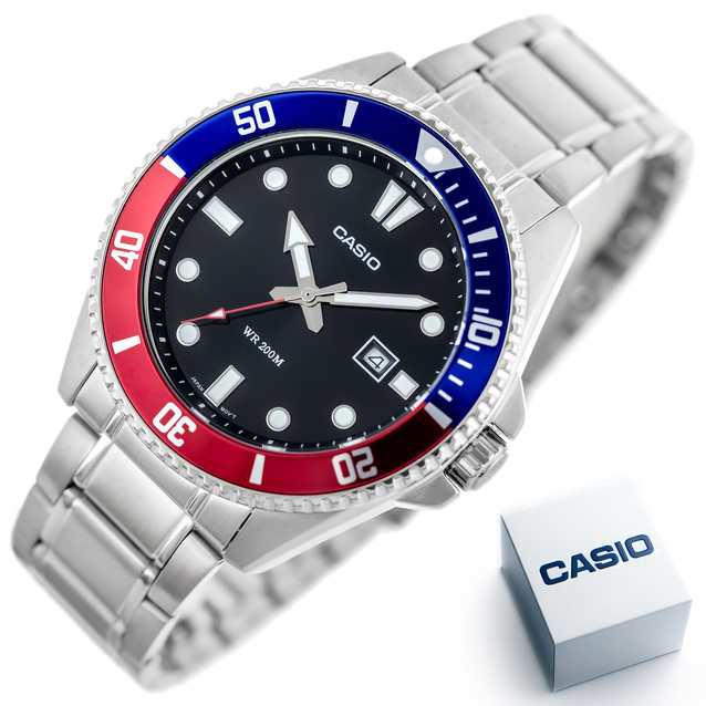 Zegarek Męski Casio MDV-107D-1A3 + BOX