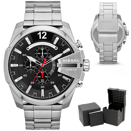 DIESEL MEN'S WATCH DZ4308 - MEGA CHIEF + BOX
