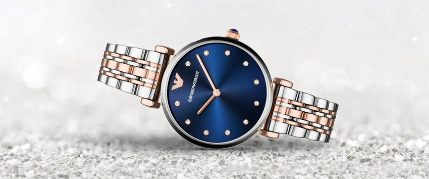 ZEGAREK DAMSKI EMPORIO ARMANI AR11092 - Gianni T-bar + BOX