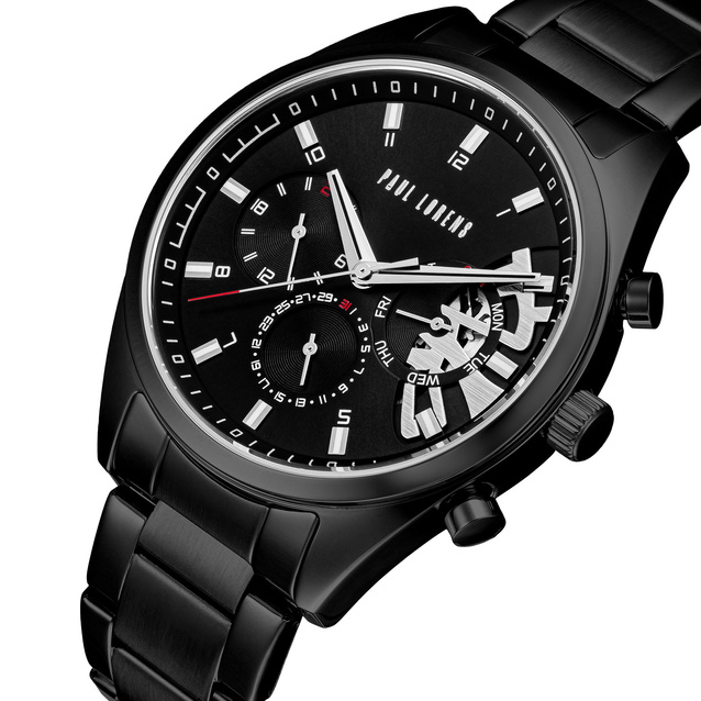 PAUL LORENS MALE WATCH - PL20003B-1A5 (zg387a) + BOX