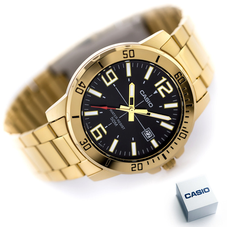 CASIO MTP-VD01G-1B MEN'S WATCH + BOX
