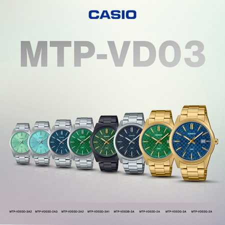 CASIO MTP-VD03G-1A MEN'S WATCH + BOX