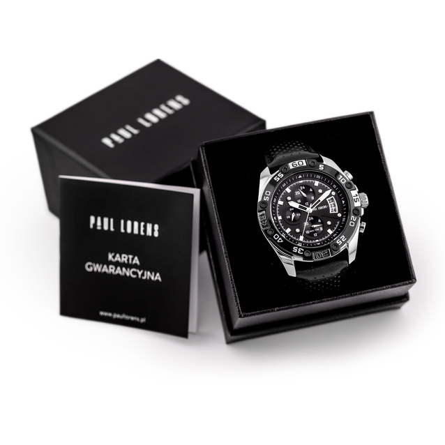PAUL LORENS MALE WATCH - PL8754A5-1A1 (zg375a) + BOX