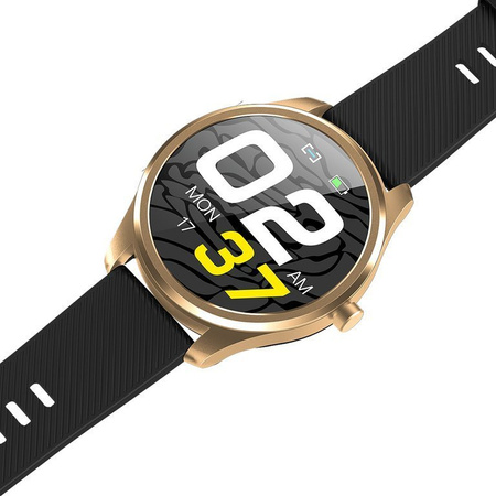 MEN'S SMARTWATCH G. Rossi SW012-4 gold/black + additional BRANSOLET (sg007d)