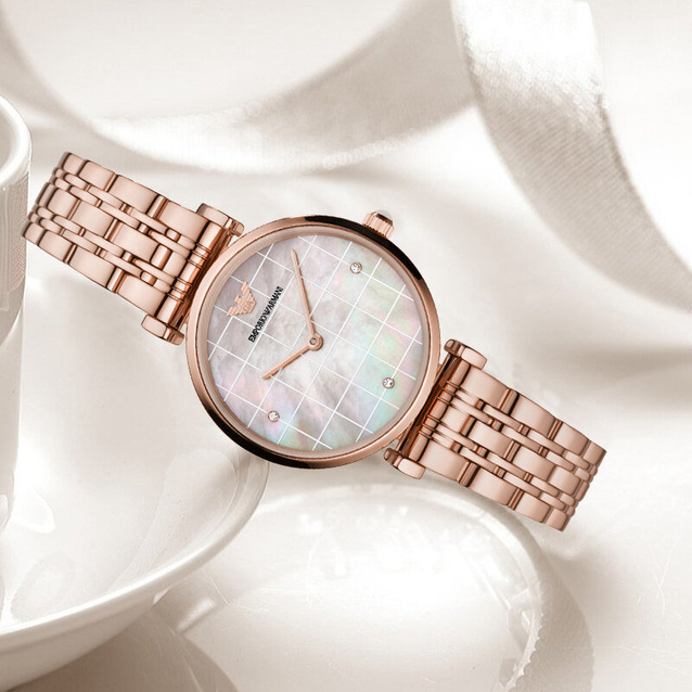 ZEGAREK DAMSKI EMPORIO ARMANI AR11385 - GIANNI T-BAR (zi527a)