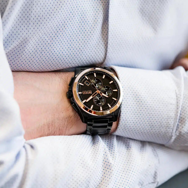 HUGO BOSS MEN'S WATCH 1513885 - GRANDMASTER (zh019a)