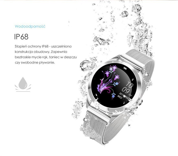 WOMEN'S SMARTWATCH G. Rossi SW017-5 r.gold/white (sg011e)