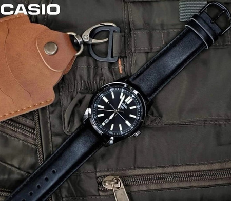 CASIO MEN'S WATCH MTP-VD02BL-1E + BOX