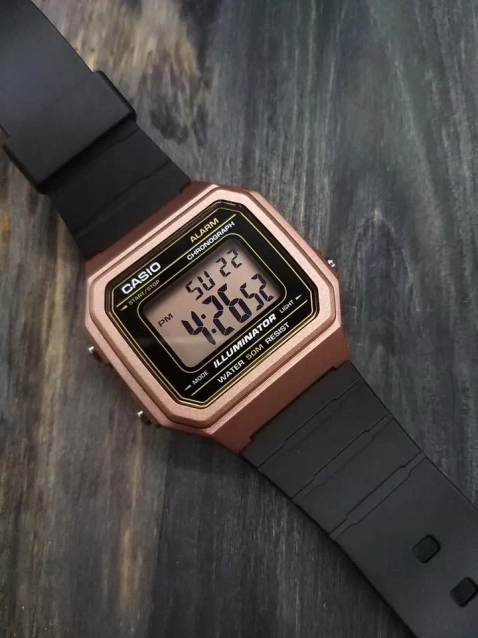 UNISEX CASIO W-217HM-5A WATCH + BOX