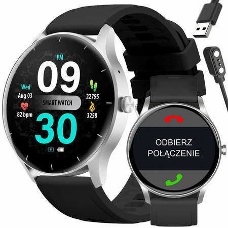SMARTWATCH UNISEX GRAVITY GT2-6 - BLUETOOTH CONNECTIONS, OWN dial (sg019f)