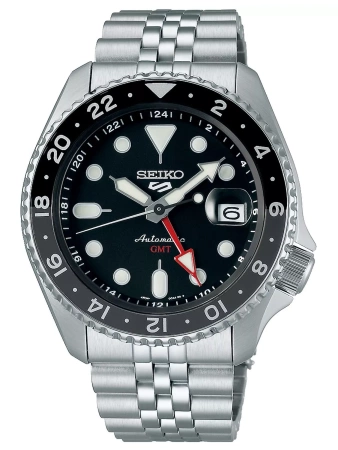MEN'S WATCH SEIKO 5 SPORTS SSK001K1 GMT AUTOMAT WR100 + BOX