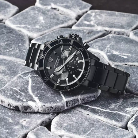 EMPORIO ARMANI AR11363 DIVER MEN'S WATCH (zi035a) + BOX