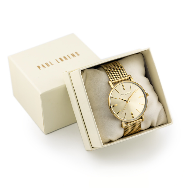 PAUL LORENS WOMEN'S WATCH - PL10401B-4D1 (zg505c) + BOX