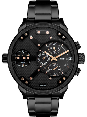 PAUL LORENS MALE WATCH - PL20021B-1A4 (zg389b) + BOX