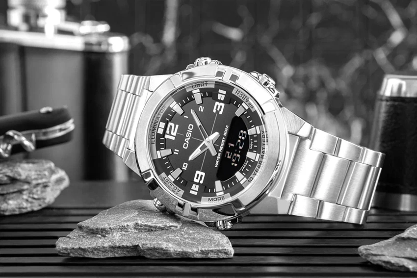 ZEGAREK MĘSKI CASIO AMW-870D-1AVDF + BOX