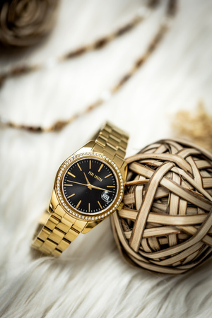 PAUL LORENS WOMEN'S WATCH - PL20001B-1D1 (zg570c) + BOX