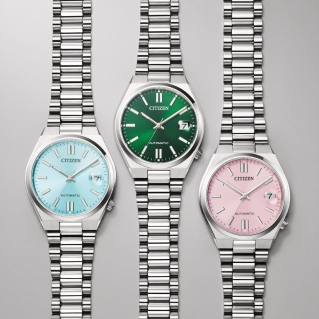 ZEGAREK MĘSKI CITIZEN Tsuyosa NJ0200-50X - AUTOMAT SZAFIR 