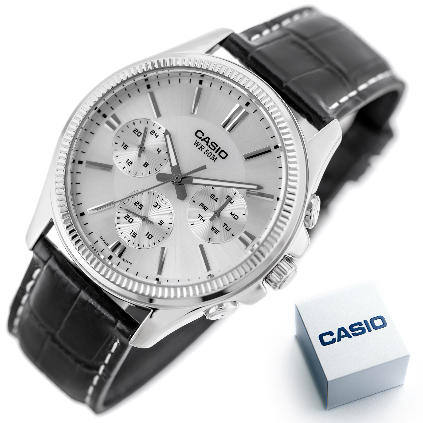 ZEGAREK MĘSKI CASIO MTP-1375L-7AVDF (zd115a) + BOX