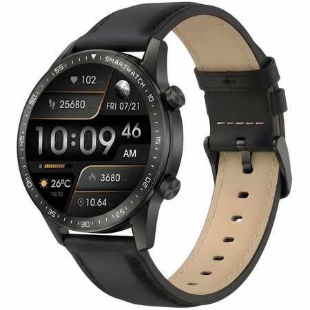 SMARTWATCH MĘSKI GRAVITY GT10-3 - AMOLED, DODATKOWY PASEK (sg046c)