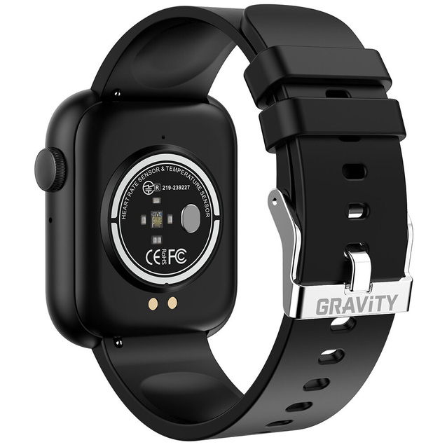 SMARTWATCH UNISEX GRAVITY GT3-3 - ROZMOWY BLUETOOTH, WŁASNE TARCZE (sg022c)