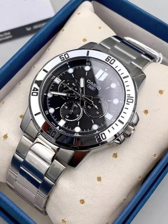 CASIO MEN'S WATCH MTP-VD300D-1E (zd268a) + BOX