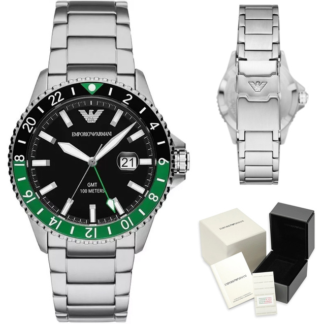 EMPORIO ARMANI AR11589 - Diver GMT Men's Watch (zi112a)