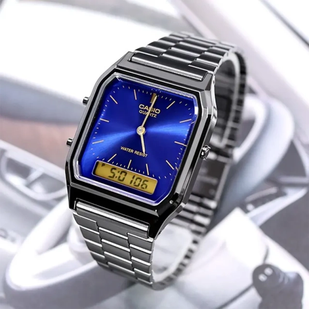 ZEGAREK UNISEX CASIO Vintage  AQ-230GG-2A + BOX