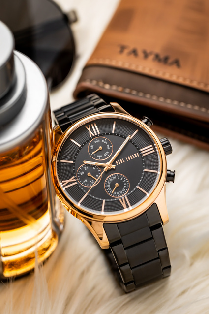 PAUL LORENS MALE WATCH - PL11652B6-1A4 (zg356c) + BOX