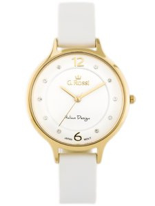 WOMEN'S WATCH G. ROSSI - 10411A-3C2 ON PASK (zg714b) + BOX