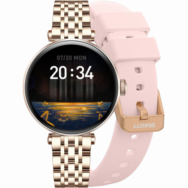 SMARTWATCH DAMSKI GRAVITY GT26-4 - DODATKOWY PASEK (sg042d)