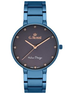 ZEGAREK G. ROSSI - 11155B2-6F3 (zg784g) blue + BOX