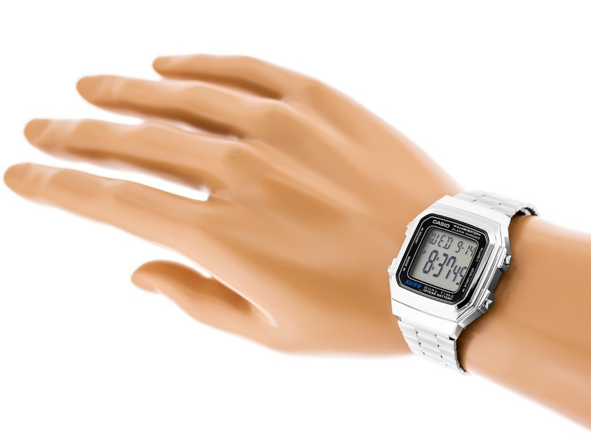 ZEGAREK MĘSKI CASIO A178WA-1A (zd082a) - KLASYKA + BOX