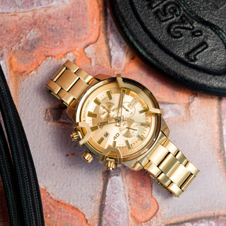 DIESEL Griffed Chronograph Men's Watch DZ4573 + BOX