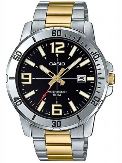 CASIO MEN'S WATCH MTP-VD01SG-1B + BOX