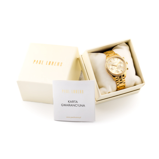 PAUL LORENS WOMEN'S WATCH - PL20020B-4D2 (zg569d) + BOX