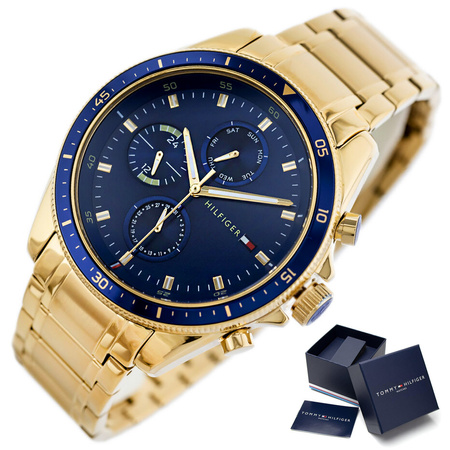 TOMMY HILFIGER PARKER MEN'S WATCH 1791834 (zf052b) + BOX