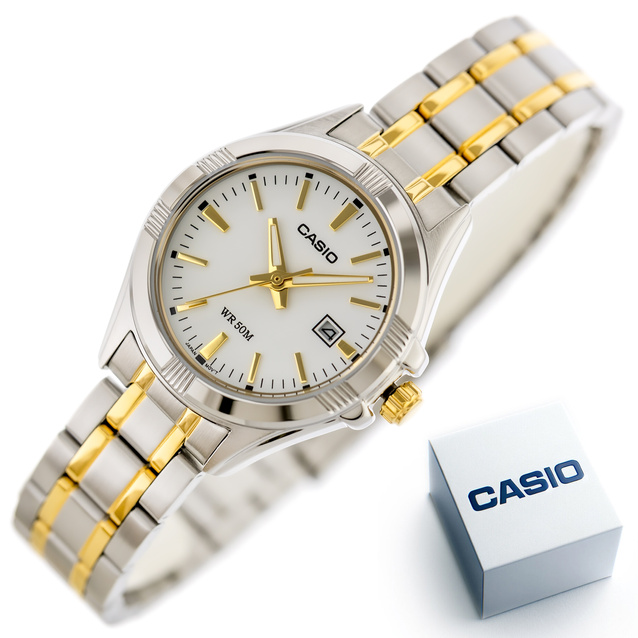 CASIO LTP-1308SG-7AVDF WOMEN'S WATCH (zd605c) + BOX