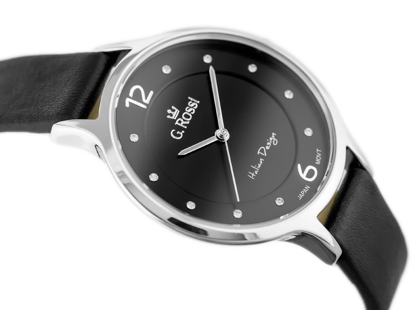 WOMEN'S WATCH G. ROSSI - 10411A-1A1 ON PASK (zg714e) + BOX