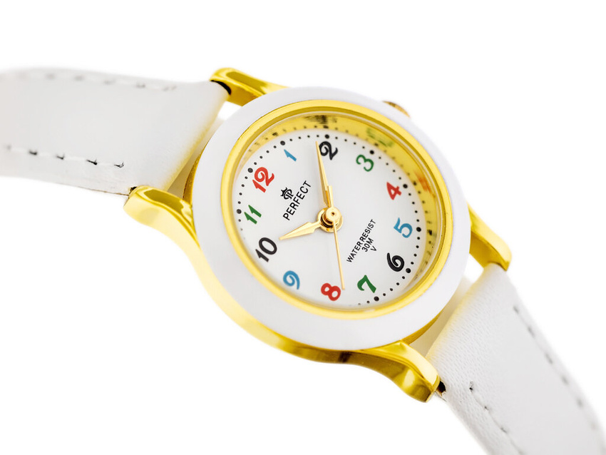 CHILDREN'S COMMUNION WATCH PERFECT LP195-01 white (zp812c) + BOX