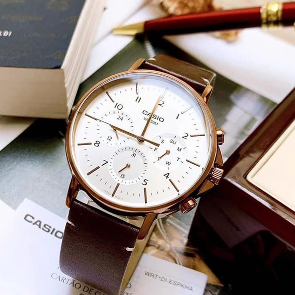 CASIO MTP-E321RL-5A MEN'S WATCH (zd190b) + BOX