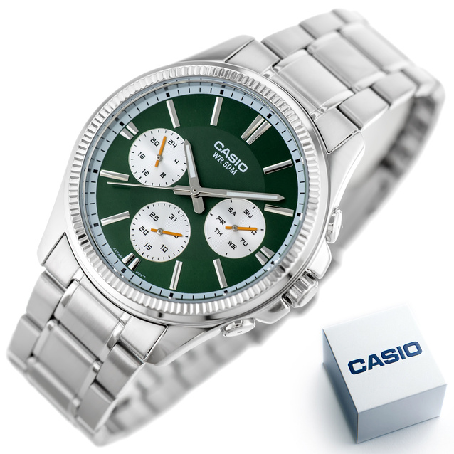 ZEGAREK MĘSKI CASIO MTP-1375D-3AVDF (zd112f) + BOX