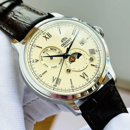Orient Classic Sun & Moon Men's Watch RA-AK0803Y10B + BOX