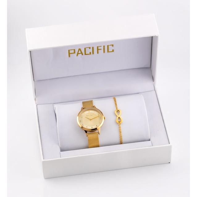 WOMEN'S PRESENT SET - Watch + bracelet (zp532e) 