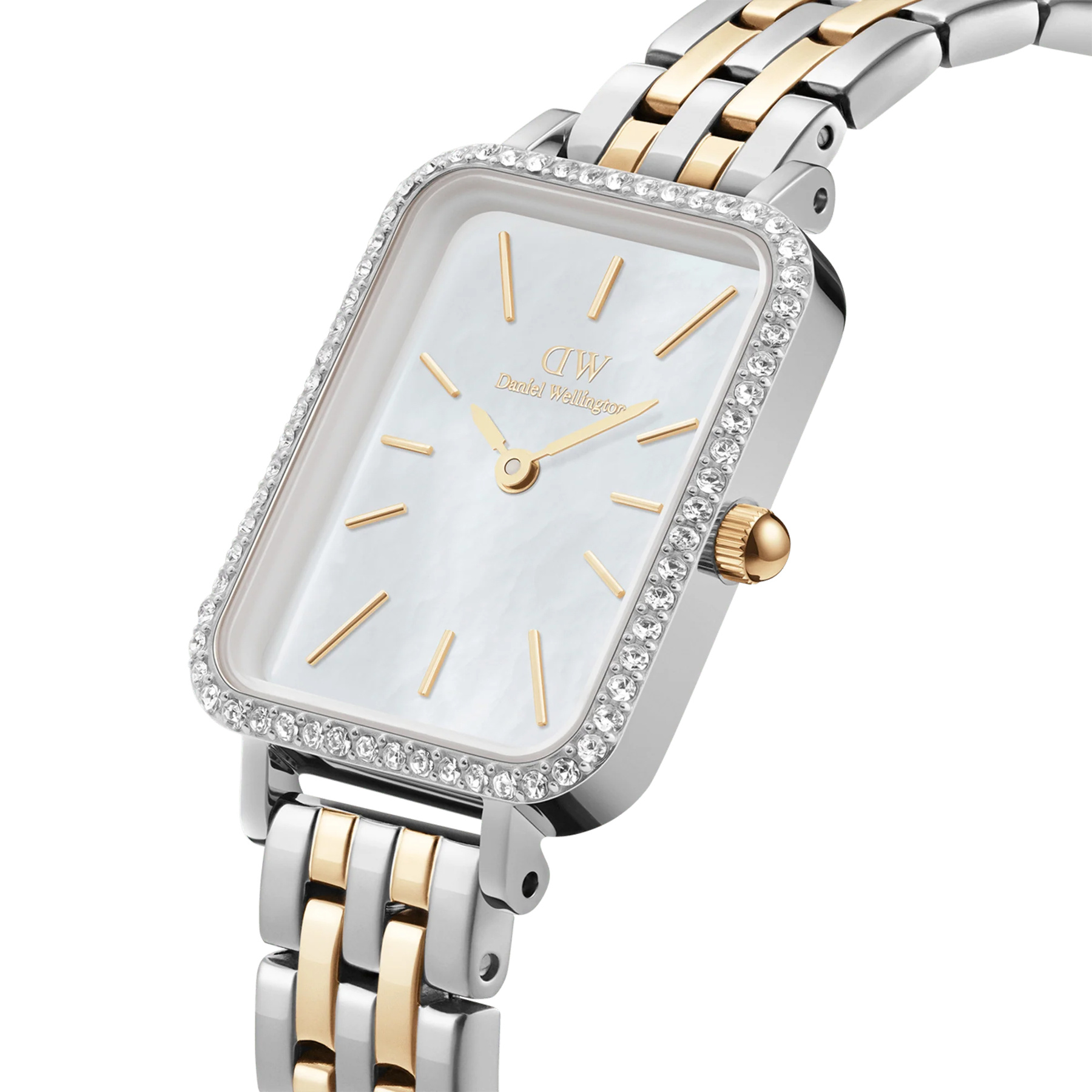 ZEGAREK DAMSKI DANIEL WELLINGTON Quadro Lumine Bezel 5-Link Two-Tone