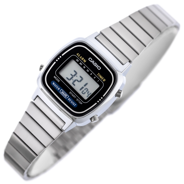 CASIO VINTAGE LA670WA-1D WOMEN'S WATCH (zd597c) + BOX