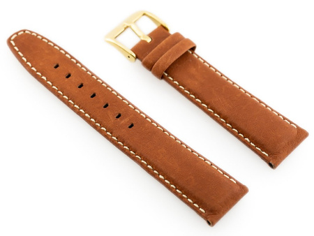 BISSET BS-150 leather watch strap - 22/18mm